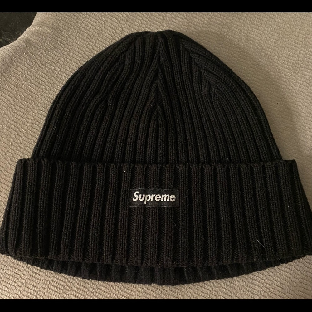 Black Supreme Beanie